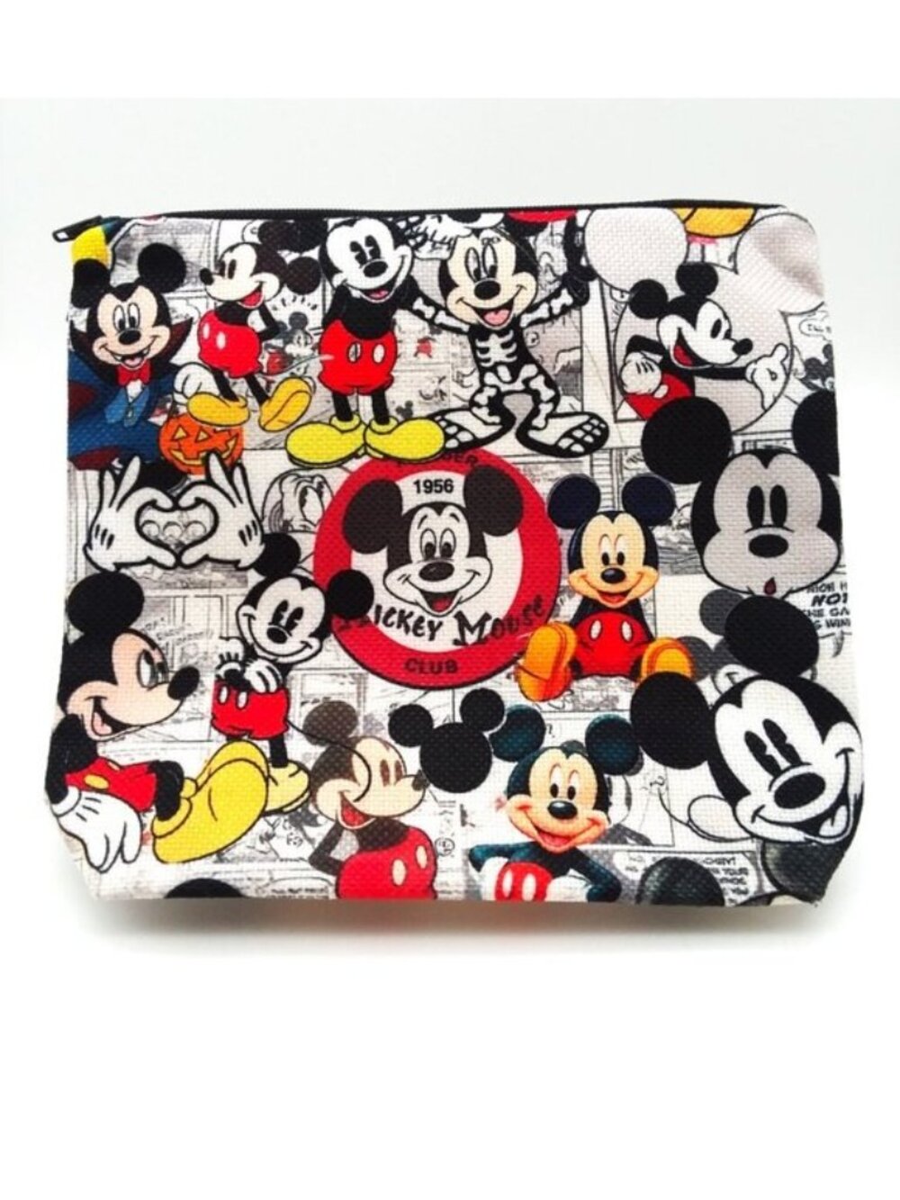 Cosmetic Bag Mickey Mouse Makeup Disney Club Clutch Pouch Travel Storage Stylish